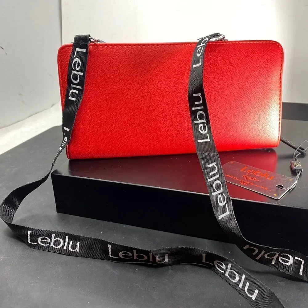 LEBLU Clutch Purse Studded with Colored Marbles